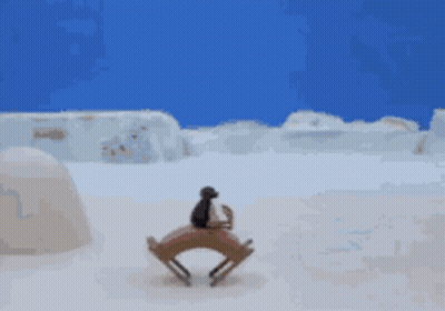 Cartoon Walrus Eating Food GIF