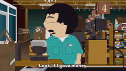 Cartoon Wants To Give Donation GIF
