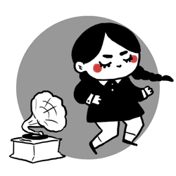 Cartoon Wednesday Dancing Gracefully GIF