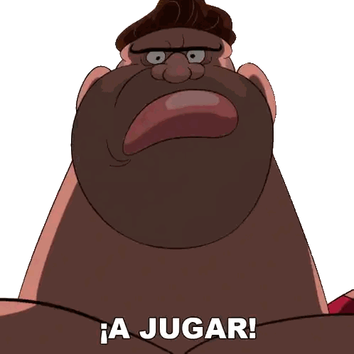 Cartoon With A Jugar Below Sticker
