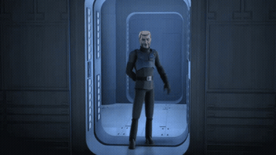 Cartoon With Badge That Says II GIF