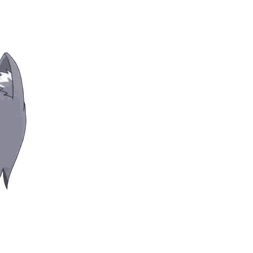 Cartoon With Cat Ears Making Face Sticker