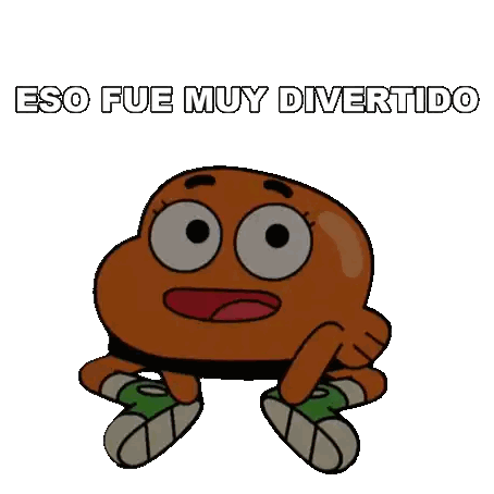 Cartoon With Eso Fue Muy Divertido Above Sticker