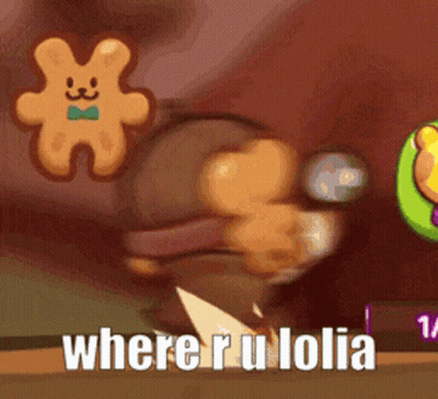 Cartoon with Gingerbread Man Where R U Lola
