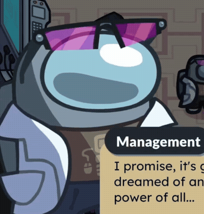 Cartoon With Glasses Says Management I Promise Its Dreamed Of An Power Of All GIF