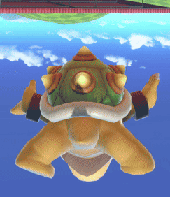 Cartoon With Green Shell Laying On Back GIF