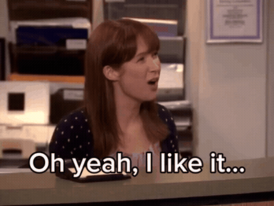 Cartoon Woman Holding Paddle Saying Oh Yeah GIF