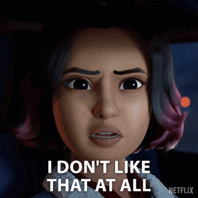 Cartoon Woman I Don't Like That At All GIF