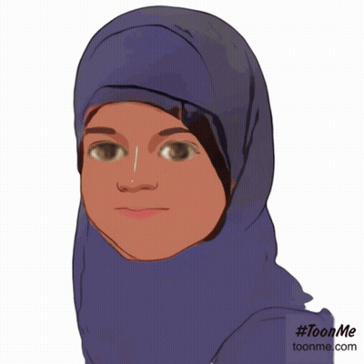 Cartoon Woman In Hijab Toonme.com GIF