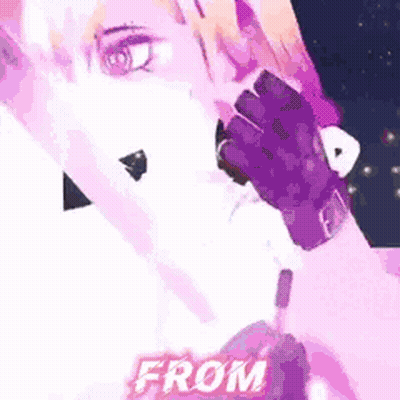 Cartoon Woman In Purple Glove And Watch Saying From GIF