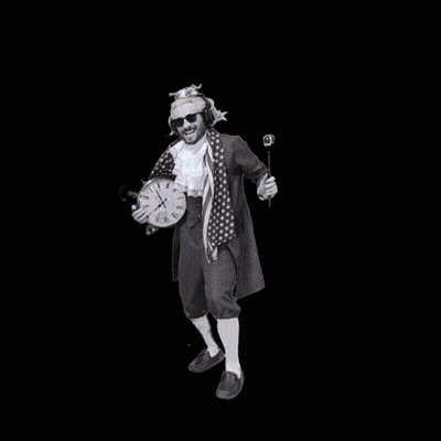 Cartoon Woman Kicking Man GIF