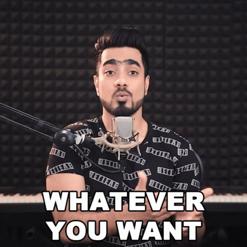 Cartoon Woman Saying Whatever You Say GIF