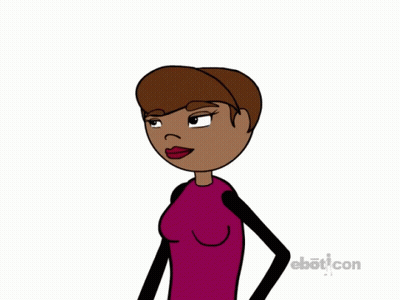 Cartoon Woman Says Hey Boo Heyyy GIF