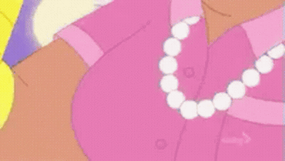 Cartoon Woman Sitting On Chair GIF