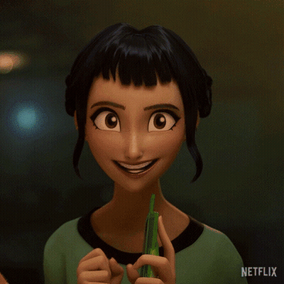 Cartoon Woman Talking On Cell Phone Saying It's Totally Legit GIF