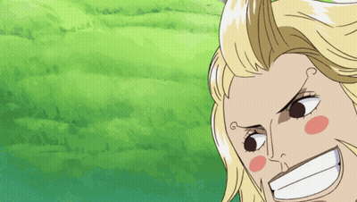 Cartoon Woman With Blonde Hair And Pink Cheeks GIF