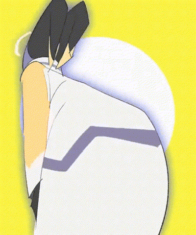 Cartoon Woman With Bow In Hair GIF