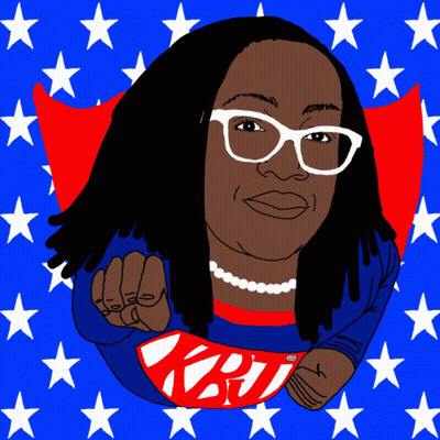 Cartoon Woman With Glasses And Necklace GIF
