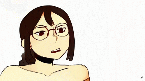 Cartoon Woman With Glasses Ewwwwww GIF