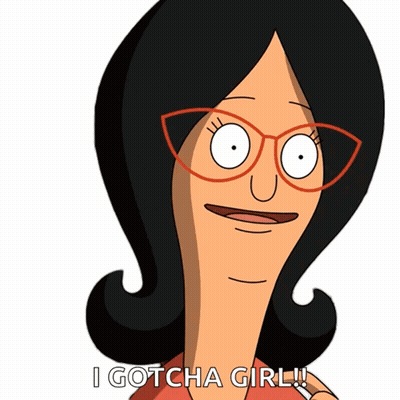 Cartoon Woman With Glasses I Gotcha Girl GIF