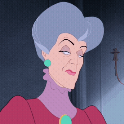 Cartoon Woman With Grey Hair GIF