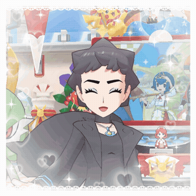 Cartoon Woman With Necklace Saying X GIF