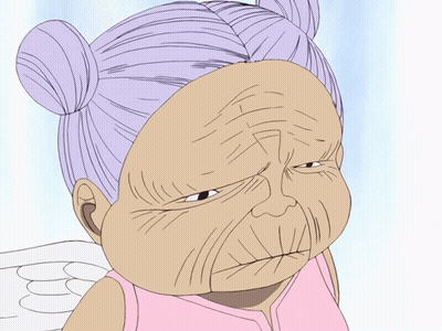 Cartoon Woman With Purple Hair And Pink Shirt GIF