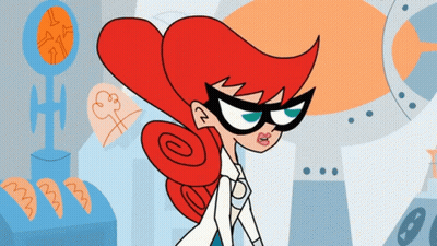 Cartoon Woman With Red Hair GIF