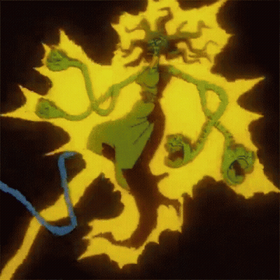 Cartoon Woman With Snake Around Waist GIF