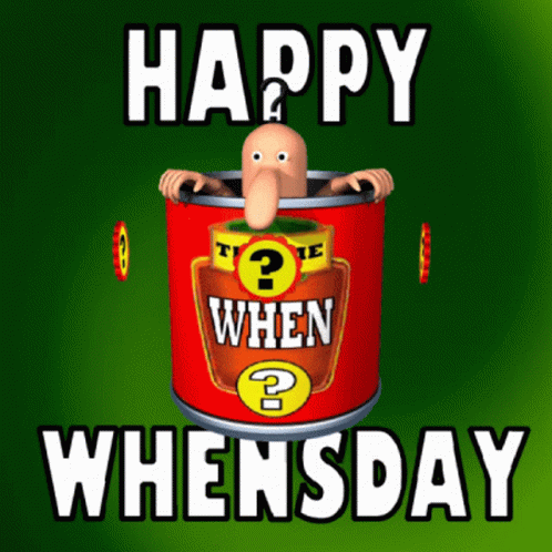 Cartoon Worm In A Can Saying Happy When Day GIF