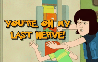 Cartoon You're On Last Nerve Man Holds Head GIF
