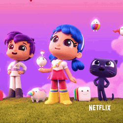 Cartoons Netflix Cute Happy New Year GIF