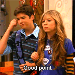 Cary And Sam Agree Good Point GIF
