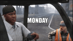 Case Of The Mondays Blank Stare Meme GIF