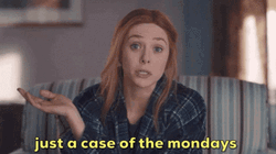 Case Of The Mondays Elizabeth Olsen GIF