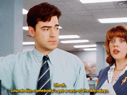 Case Of The Mondays Peter Gibbons GIF