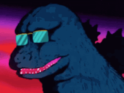 Cash Money Godzilla Anime GIF