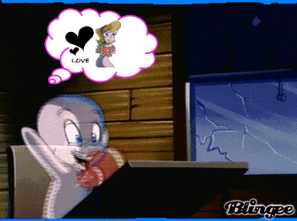 Casper Ghost Imagines Nicole Heart Beating Fast GIF