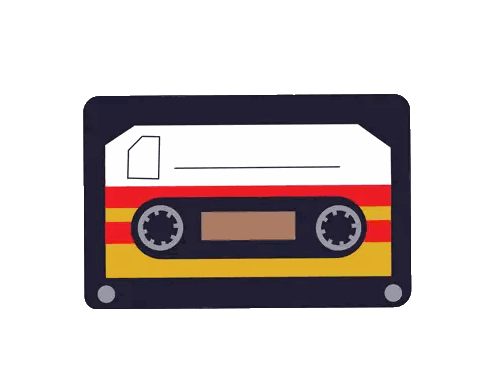 Cassette Tape Emo Hour Sticker