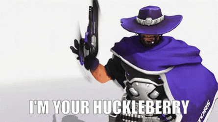 Cassidy Overwatch I'm Your Huckleberry GIF