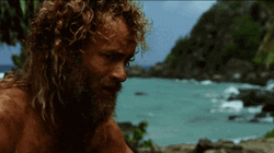 Cast Away Tom Hanks Talking To Himself GIF
