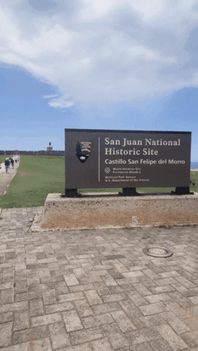 Castillo San Felipe Del Morro Sign GIF