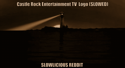 Castle Rock Entertainment Poster With Lighthouse GIF