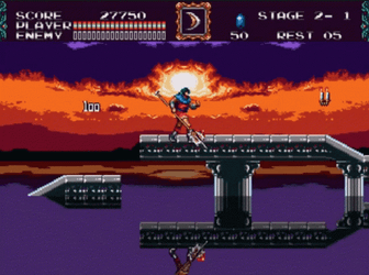Castlevania Bloodlines Eric Lecarde GIF