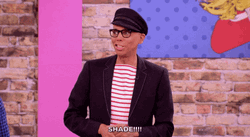 Casual RuPaul Shade GIF
