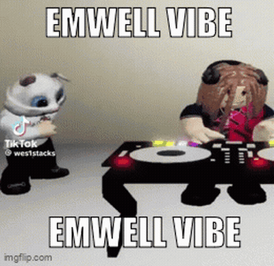 Cat And Dog Playing DJ Set Emwell Vibe GIF