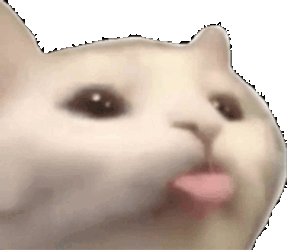 Cat Bleh Meme Cat Blehh Sticker GIF