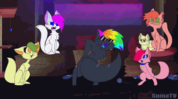 Cat Cats Breakdancing GIF