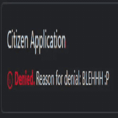 Cat Citizen Application Denial Reason For Denial GIF