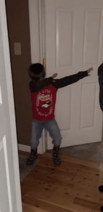 Cat Dancing On Rug GIF